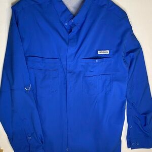 Columbia Men's Vibrant Blue Shirt Jacket
